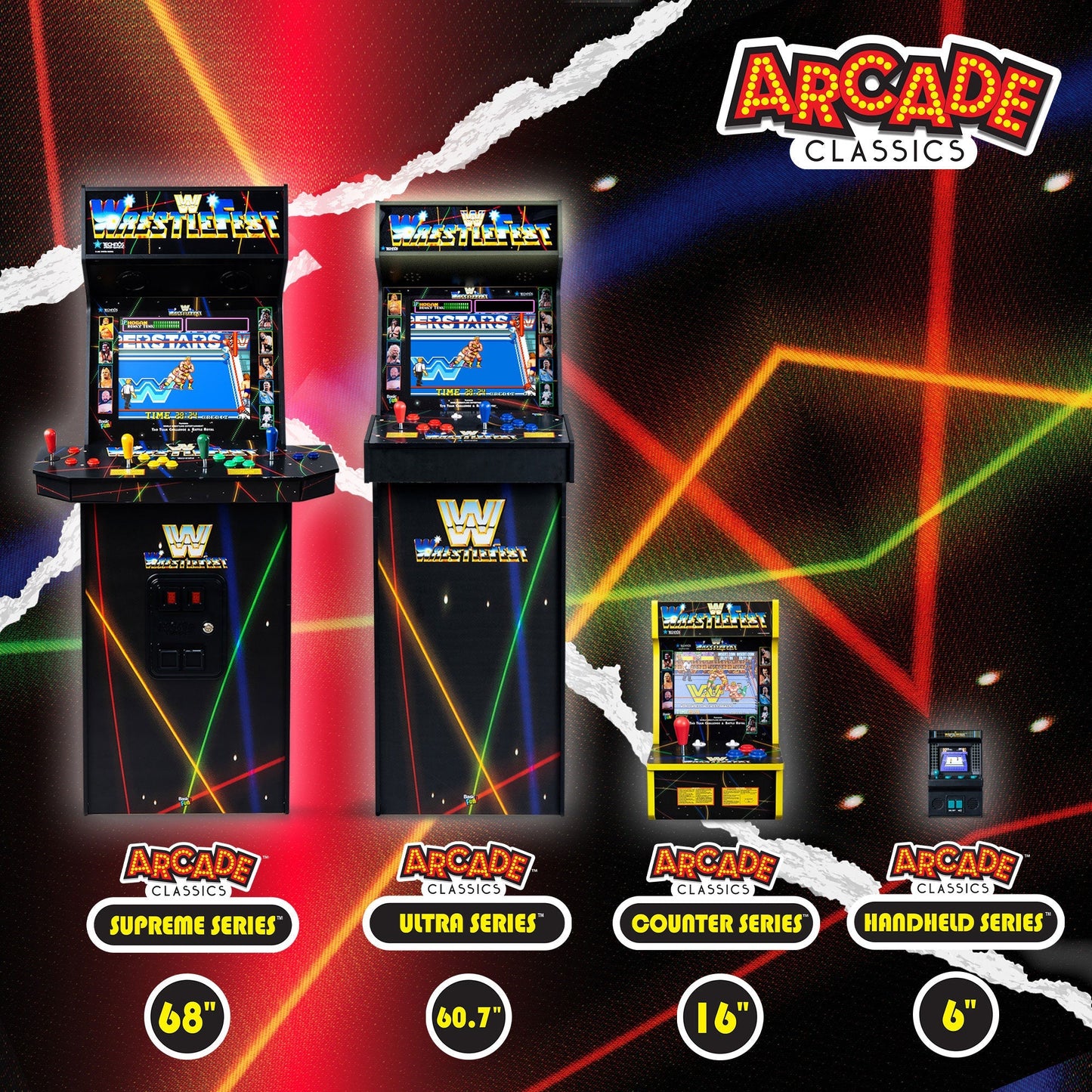 WWE Wrestlefest Ultra Series Arcade Machine