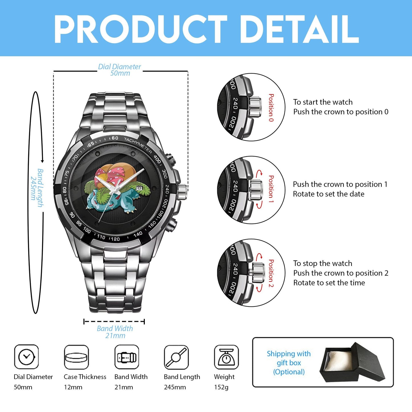 Thicc Venusaur Limited Edition Watch