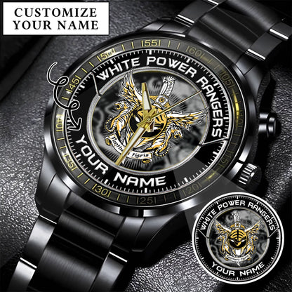 Mighty Morphin Power Rangers Tigerzord Custom Name Watch