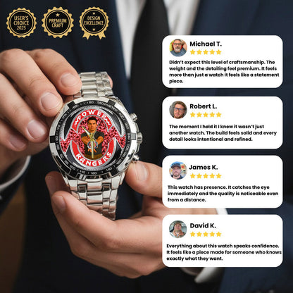 Mighty Morphin Power Rangers Custom Photo Watch