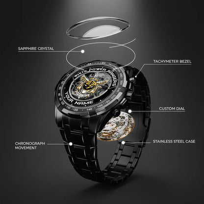 Mighty Morphin Power Rangers Tigerzord Custom Name Watch